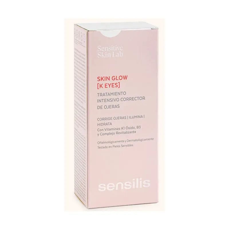 Jag Couture London Skin Glow K Eyes serum in a 15ml bottle, designed to brighten and hydrate the delicate eye area.