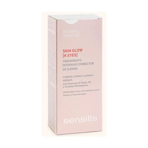 Jag Couture London Skin Glow K Eyes serum in a 15ml bottle, designed to brighten and hydrate the delicate eye area.