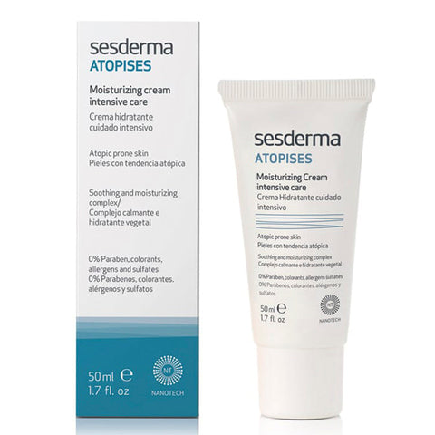 Sesderma Atopises moisturizing cream for face and body in 50ml jar, suitable for sensitive skin, by Jag Couture London New York.