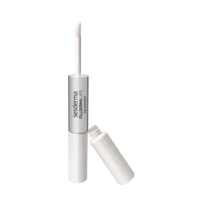 Sesderma Fillderma Lips Volumizer serum in 2x6ml bottles, designed to enhance lip volume and hydration.