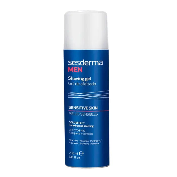 Sesderma Men Shaving Gel in 200ml tube, featuring a sleek design, by Jag Couture London - New York.