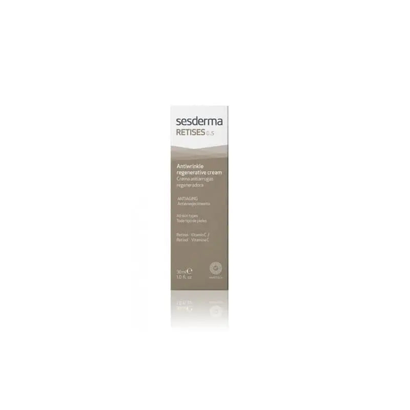 Sesderma Retises 0.5 regenerating anti-wrinkle cream in a 30ml jar, designed to reduce fine lines and improve skin texture.