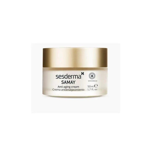 Sesderma Samay anti-aging cream for sensitive skin in a 50ml jar, designed for women.