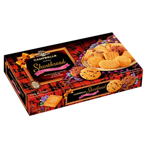 Jag Couture London - New York Shortbread Reserve Collection featuring double chocolate chip, chocolate chip, and assorted shortbread shapes.