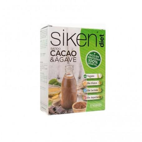 Siken Diafarm Sikendiet cacao and agave flavor dietary shake in 5 sachets by Jag Couture London New York.