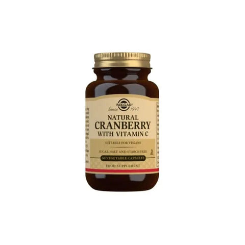Jag Couture London - New York Solgar Natural Cranberry With Vitamin C Vegetable Capsules - Pack of 60