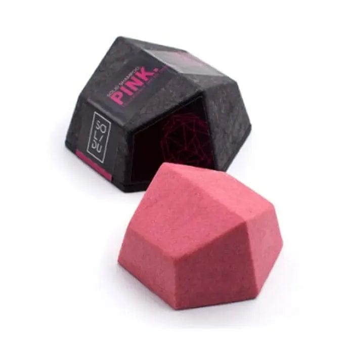 Jag Couture London Solidu Pink Peonia & Ylang-Ylang Shampoo Bar for normal hair, 65g, natural hair cleansing product.