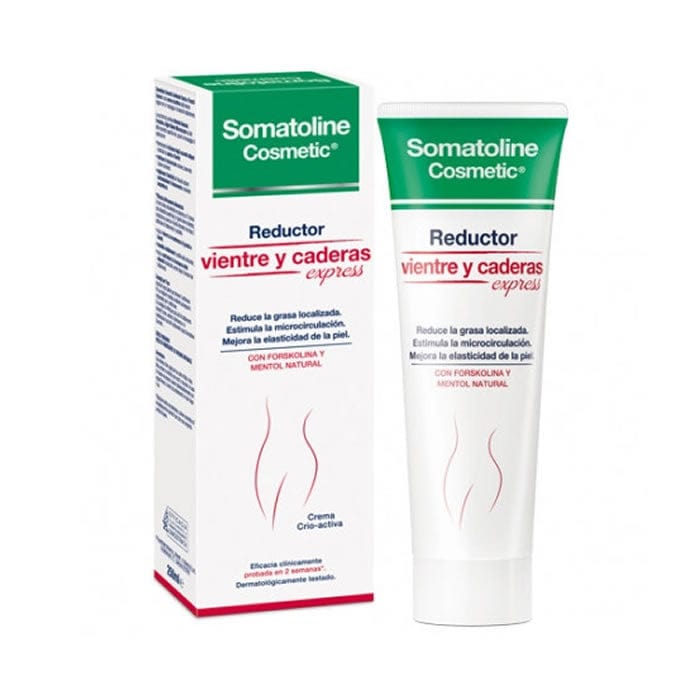 Jag Couture London Somatoline Belly & Hips Slimming Express cream with warming effect, 250ml, shown in the product image.