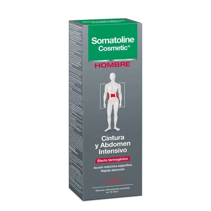 Somatoline Cosmetic Men waist and abdomen cream with thermogenic effect in 250ml jar, by Jag Couture London New York.