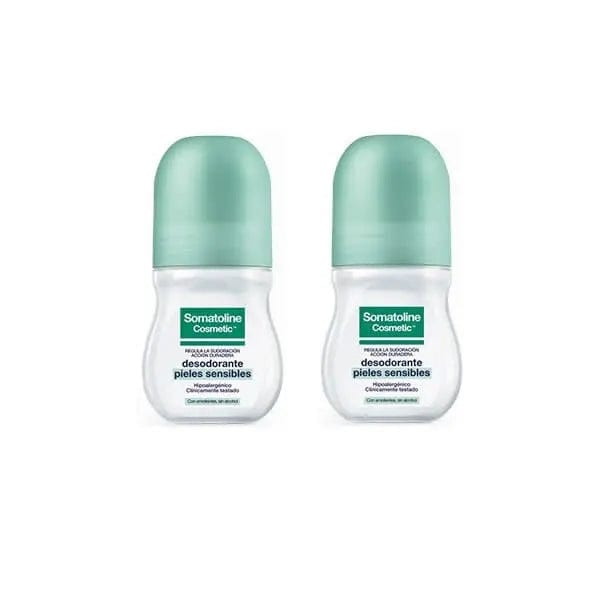 Jag Couture London New York Somatoline Cosmetic Pack with two 50ml deodorants for sensitive skin, displayed in the image.