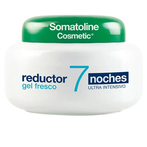 Jag Couture London Reductor 7 Noches Gel by Somatoline Cosmetics, 400ml bottle, for targeted body slimming and firming.