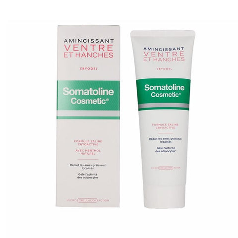 Jag Couture London New York Somatoline Criogel Slimming Belly & Hips 250ml tube, showing the product container and label.
