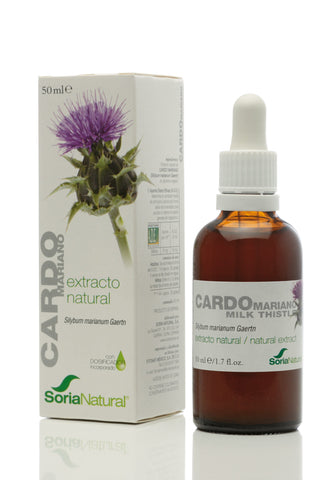 Soria Extracto Cardo Mariano S XXI by Jag Couture London New York, 50ml bottle of herbal extract in a glass container.