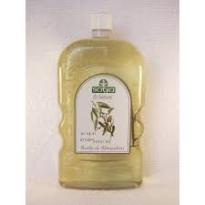 Bottle of Sotya Sweet Almond Oil from Jag Couture London New York, 1-liter size, with almond oil inside and a label on the bottle.