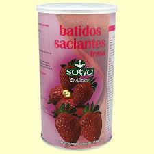 Jag Couture London New York Sotya Batido Saciante Fresa 700g, strawberry-flavored dietary shake in a 700-gram container.