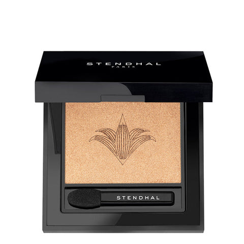 Jag Couture London Stendhal Magnifying Eyeshadow 504 Or Champagne in 2.5g compact with shimmering gold and champagne tones.