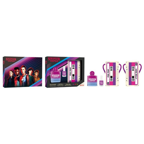 Stranger Things Eau De Toilette Spray 100ml set of 3 bottles by Jag Couture London - New York, featuring iconic design and branding.