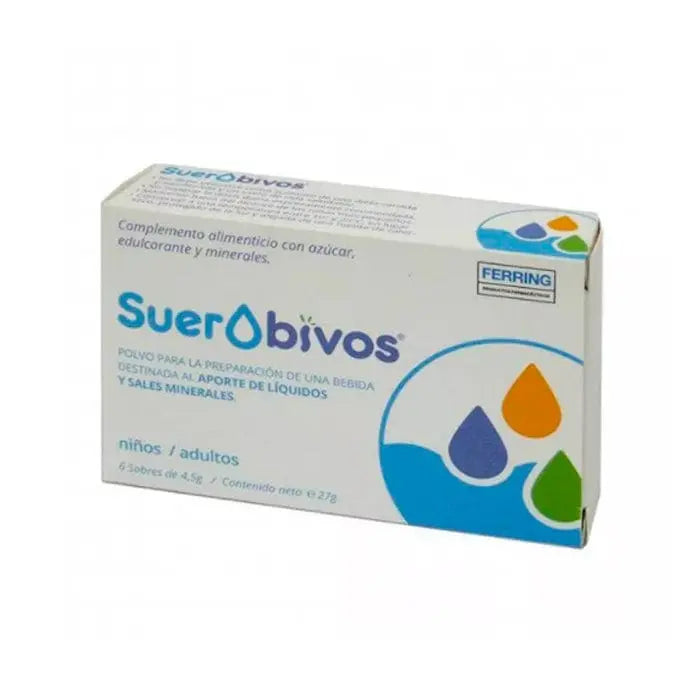 Suerovibos 6 Sachets by Jag Couture London - New York, featuring the product packaging with six sachets visible.