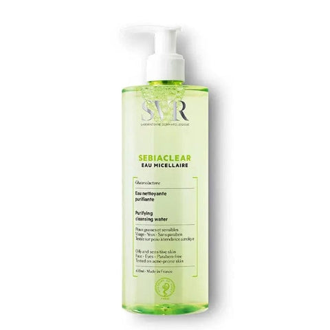 Jag Couture London New York Svr Sebiaclear Eau Micellaire 400ml bottle showing the product label and packaging.