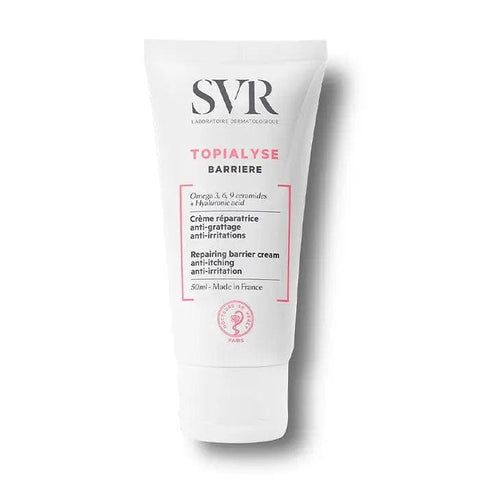 Jag Couture London Svr Topialyse Repairing Barrier Cream 50ml, anti-irritation skincare for sensitive skin.