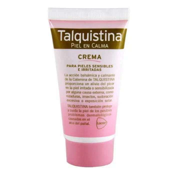 Jag Couture London New York Talquistina Cream 50ml jar, soothing skincare cream with a white and silver packaging design.