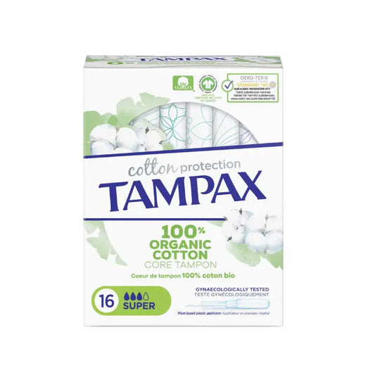 Tampax Organic Super Tampon 16 Units Jag Couture London - New York