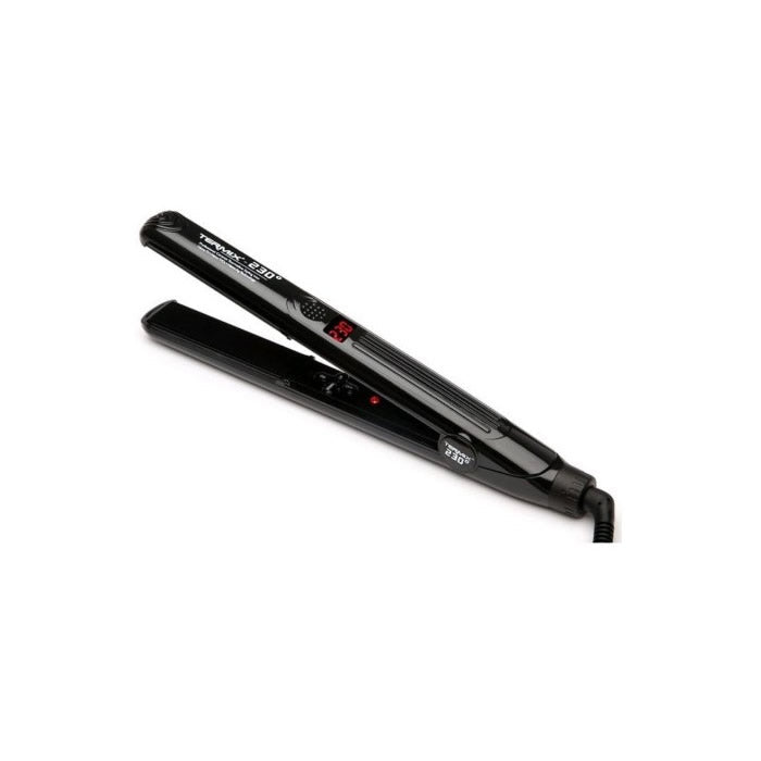 Jag Couture London - New York Termix Iron with black tourmaline, 230º, sleek black design perfect for straightening hair.