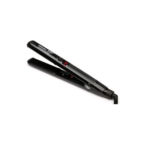 Jag Couture London - New York Termix Iron with black tourmaline, 230º, sleek black design perfect for straightening hair.