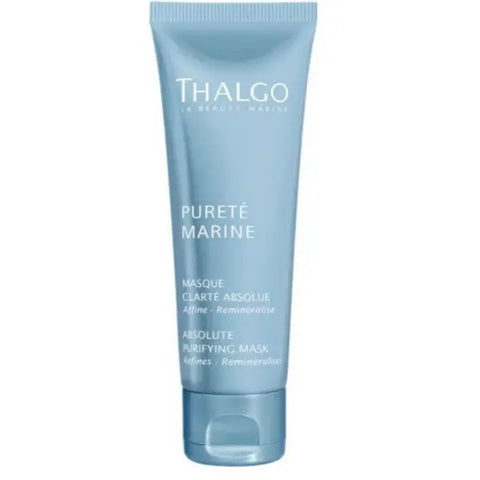Thalgo Absolute Purifying Mask 50ml, a clay-based skincare mask in a sleek jar, designed for deep cleansing and pore purification.
