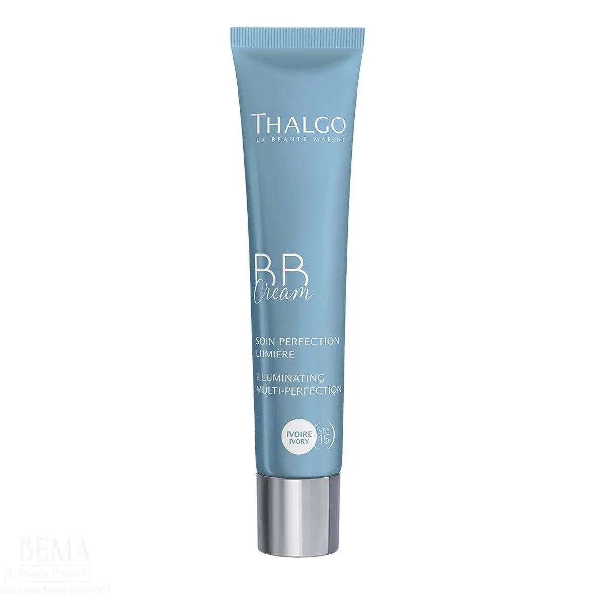 Thalgo BB Cream Ivore 40ml, a skincare product in a sleek tube, designed for natural-looking skin coverage.