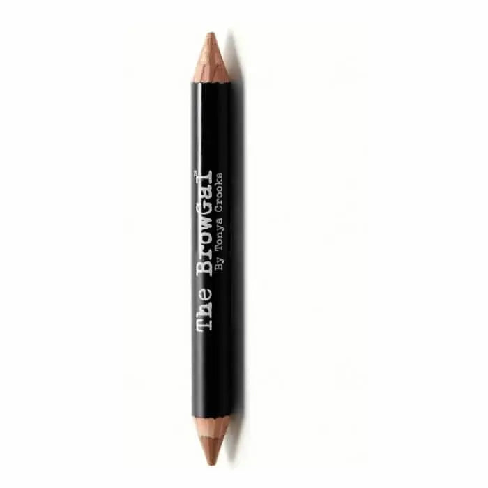 Jag Couture London The Browgal Highlighter Pencil in Toffee Bronze, 6g, showcasing the pencil with its sleek design and product details.