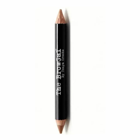 Jag Couture London The Browgal highlighter pencil in Toffee Bronze, 6g, shown with the pencil tip and packaging details.