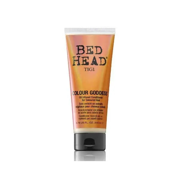 Tigi Bed Head Colour Goddess Oil-Infused Conditioner in 200ml bottle, moisturizing hair conditioner with color protection from Jag Couture London