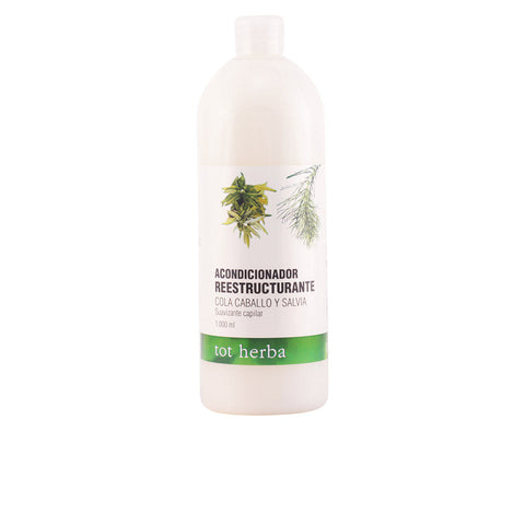 Jag Couture London herbal hair conditioner bottle featuring horsetail and salvia, 1000ml size, for nourishing hair care.