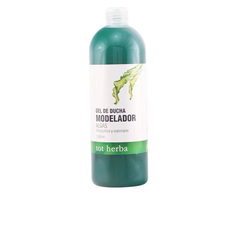 Jag Couture London New York Tot Herba Seaweed Shower Gel 1000ml bottle with green and white label and pump dispenser.