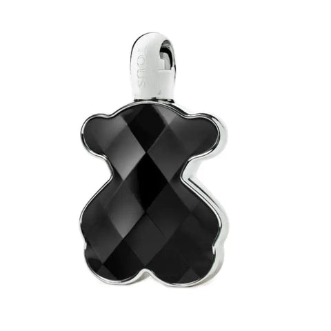 Jag Couture London New York Tous Loveme Onyx Eau De Parfum spray 90ml, elegant black bottle on a neutral background