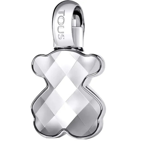 Tous Loveme The Silver perfume spray by Jag Couture London features a sleek 30ml silver bottle with elegant branding and a stylish cap.