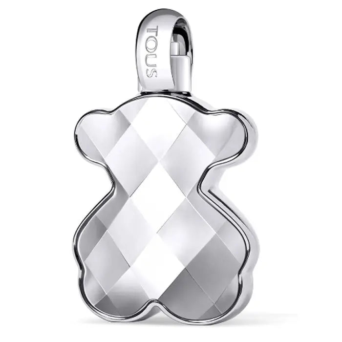 Jag Couture London Tous Loveme The Silver Parfum Eau De Perfume Spray 90ml bottle with sleek silver design.