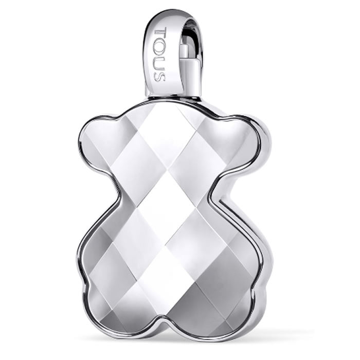 Jag Couture London Tous Loveme The Silver Parfum Eau De Perfume Spray 90ml bottle with sleek silver design.