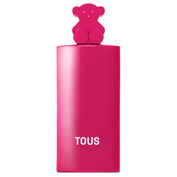 Tous More More Pink Eau De Toilette spray by Jag Couture London, 50ml bottle with pink liquid and elegant design.