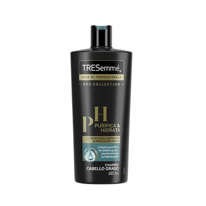 Jag Couture London New York Tresemmé Purifies & Moisturizes Shampoo 685ml bottle with label and cap.