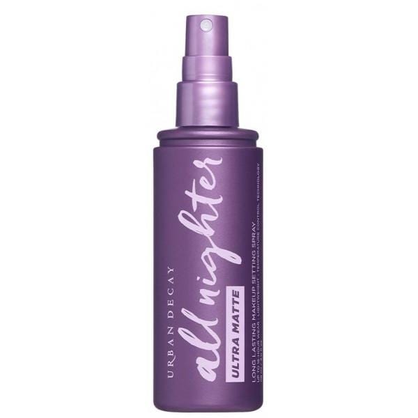Urban Decay All Nighter Ultra Matte Long Lasting Makeup Setting Spray bottle from Jag Couture London, shown in the image.