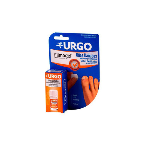 Jag Couture London - New York Urgo Uñas Dañadas, Hongos y Traumatismos, 3.3ml, showing the nail repair product in a sleek bottle.