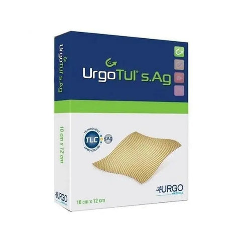 Urgo Urgotul S.Ag wound dressings in 15x20cm packs by Jag Couture London - New York, sterile and designed for advanced wound care.