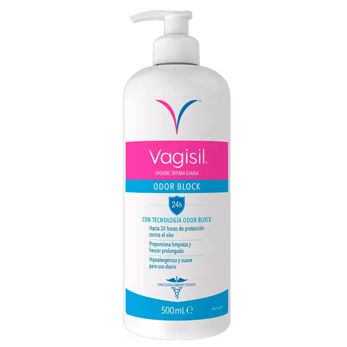 Jag Couture London New York Vagisil OdorBlock Intimate Gel 500ml bottle with pump for feminine freshness and odor control