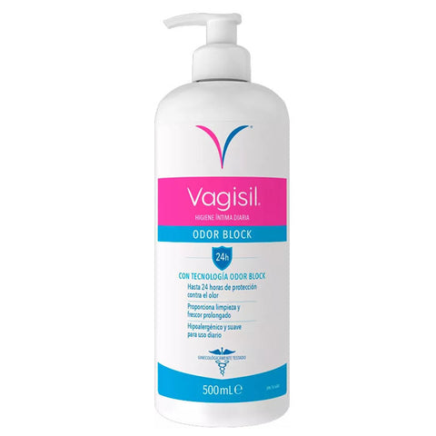 Jag Couture London New York Vagisil OdorBlock Intimate Gel 500ml bottle with pump for feminine freshness and odor control