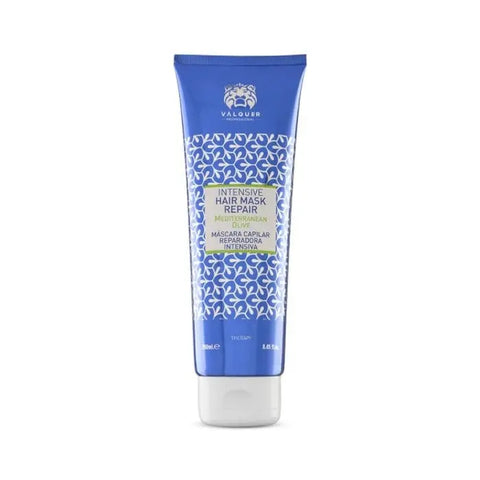 Jag Couture London Intensive Hair Mask Repair with Mediterranean Olive in 250ml jar, smooth, nourishing treatment for damaged hair.