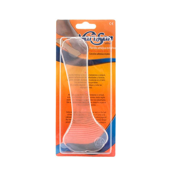 Jag Couture London Varisan adhesive hydrogel insole, extra thin, one size, designed for comfort and support in footwear.