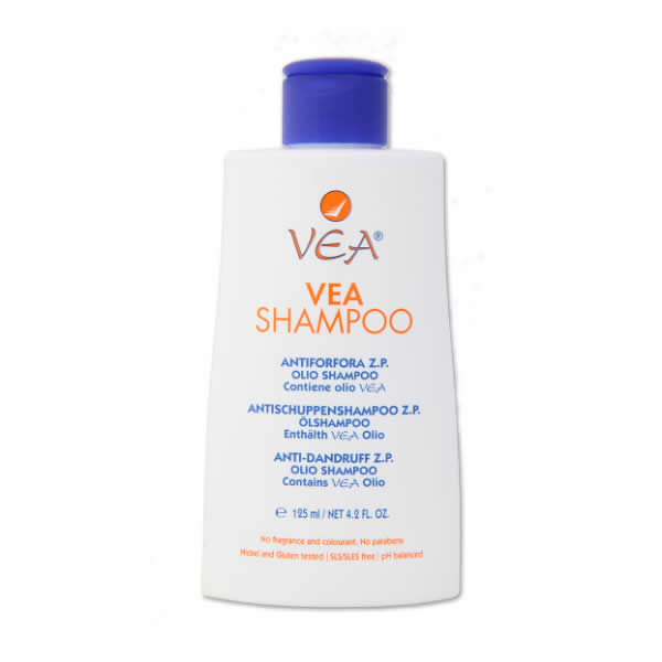 Jag Couture London New York Vea Anti-Dandruff Shampoo 125ml bottle with label and pump dispenser.