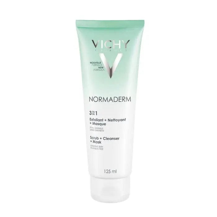 Vichy Normadem 3-in-1 Cleanser bottle, 125ml, by Jag Couture London New York, featuring the skincare product on a clean background.